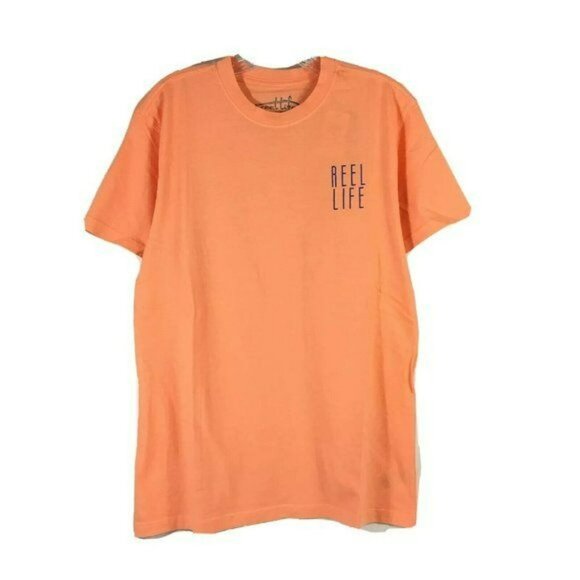 Reel Life Ocean Washed Lightweight Short Sleeve Shirt Medium - Picture 1 of 7